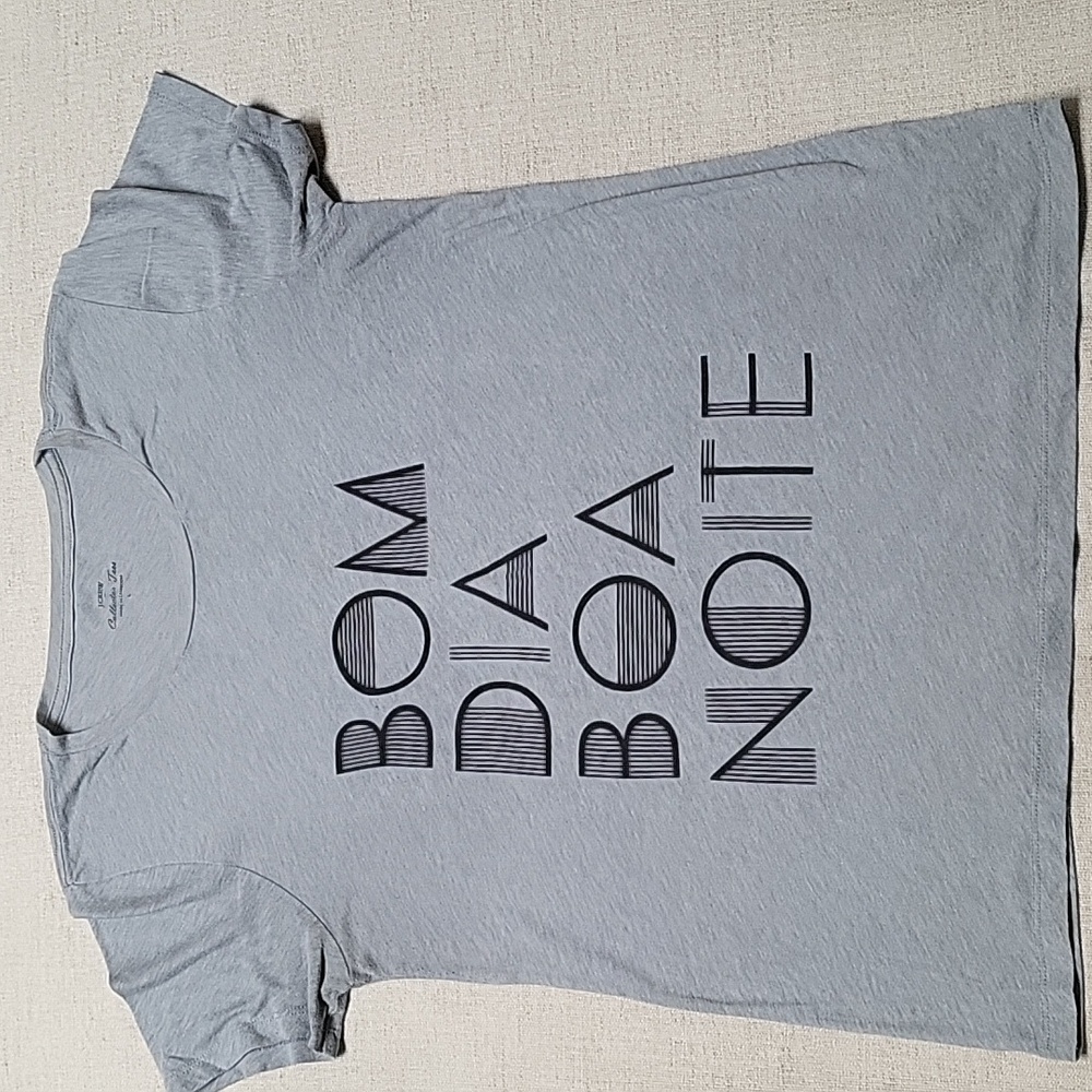 J. Crew Light Gray Collector Tee